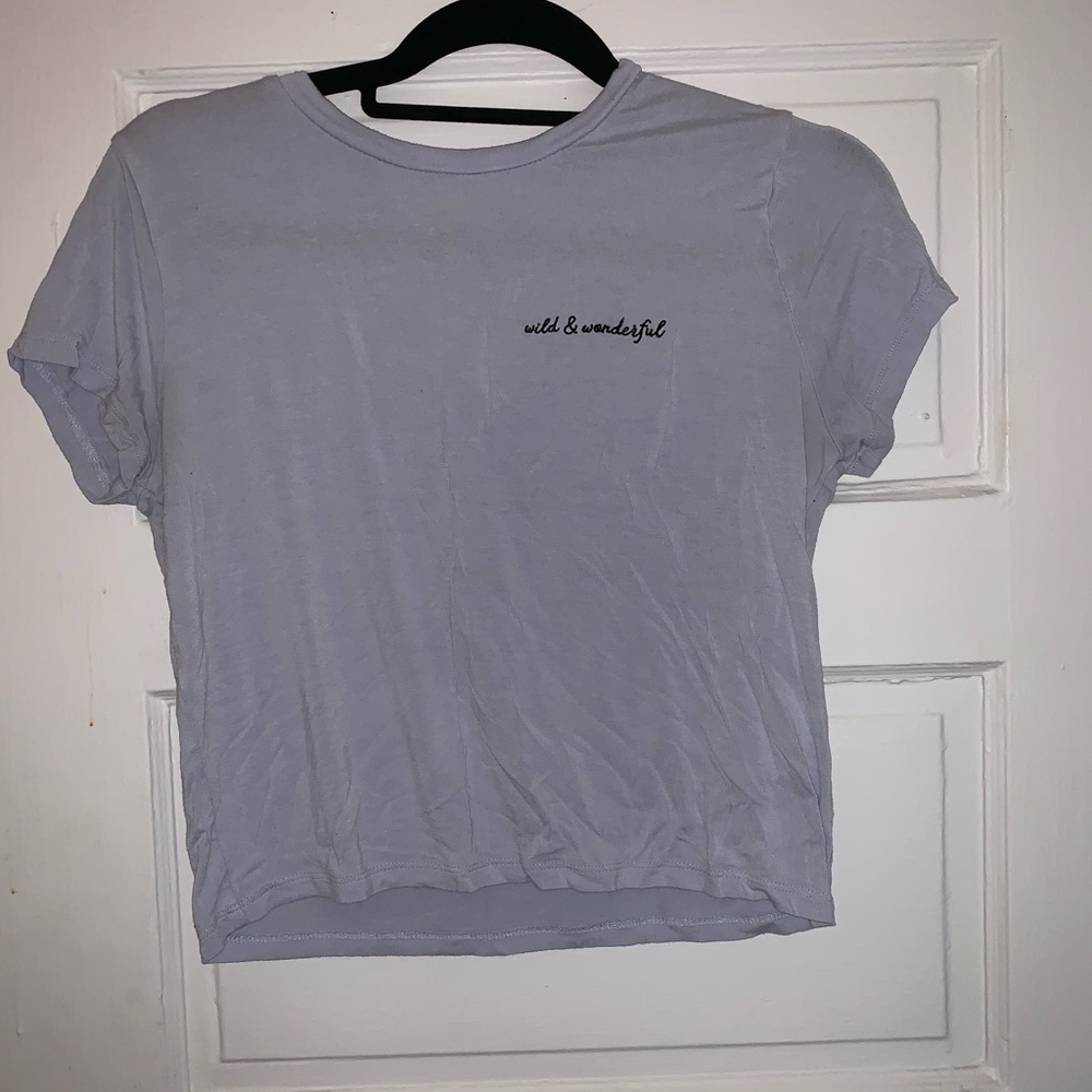 Pastel purple Crop top